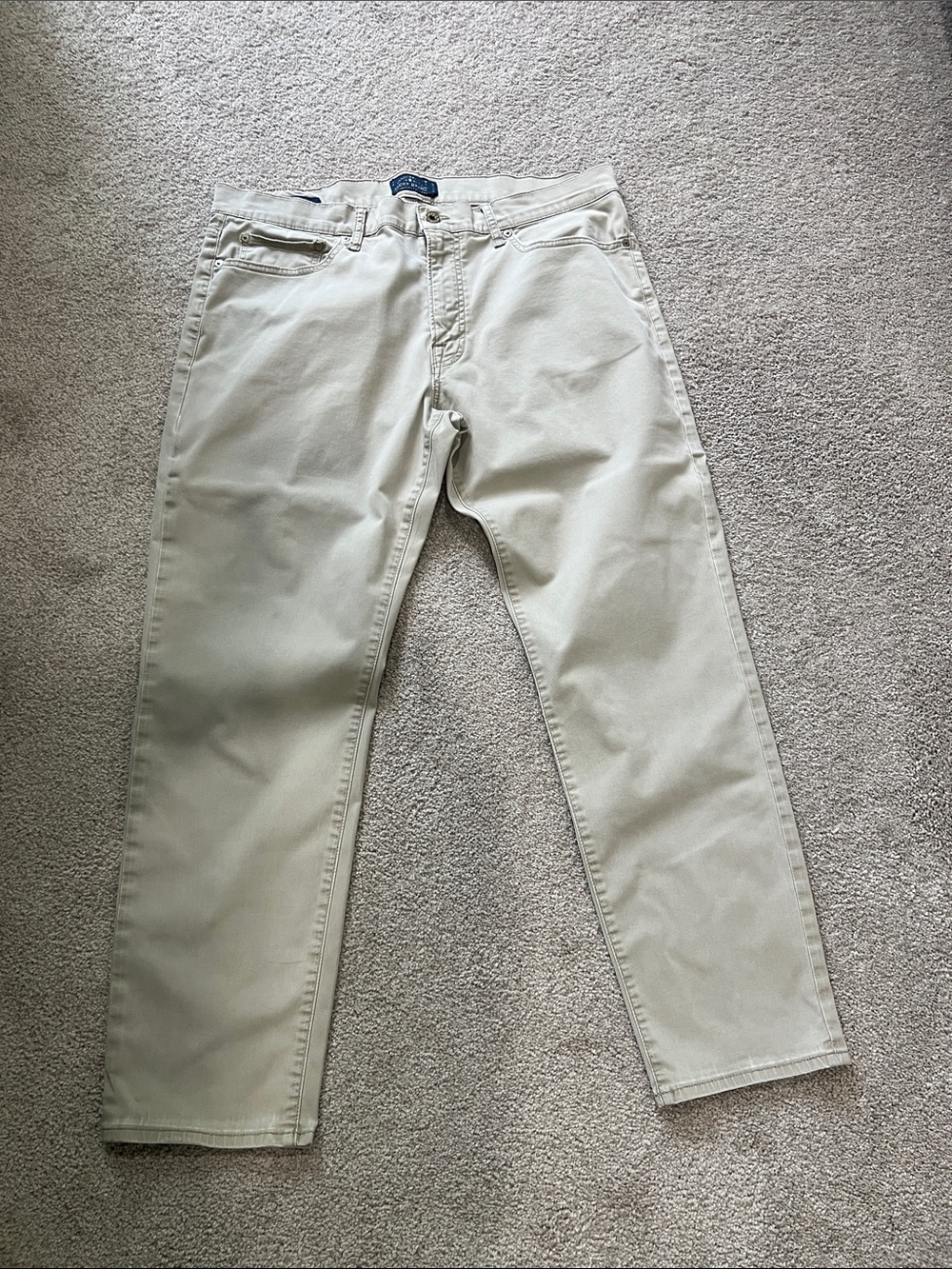 Lucky brand casual  Beige/Tan Straight-Leg Pants